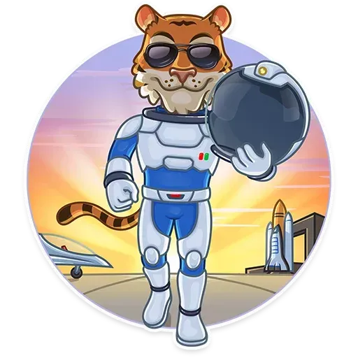 Cosmic Tiger - Sticker 11