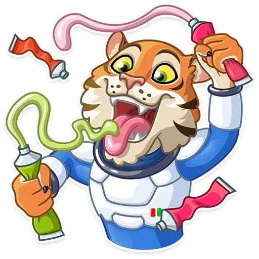 Cosmic Tiger - Sticker 9
