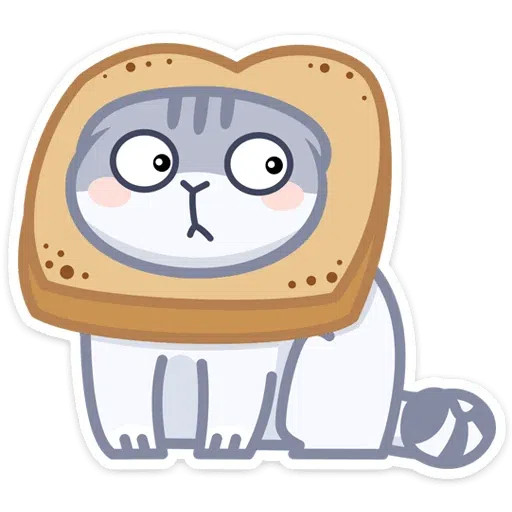 Gray Cat - Sticker 17