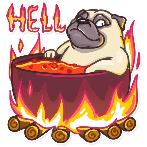 Pug Power - Sticker 15