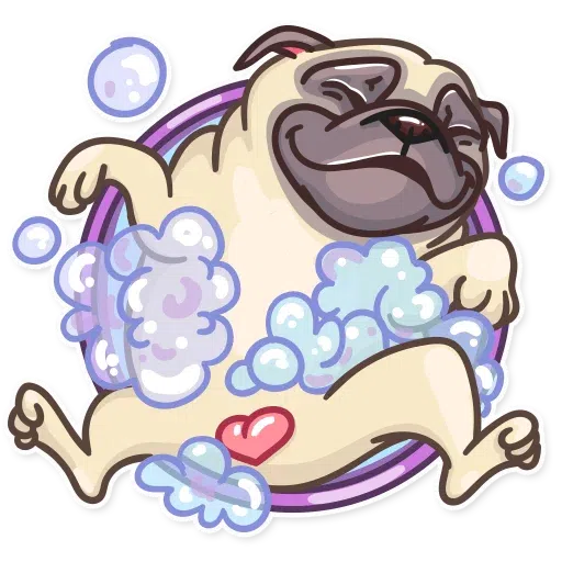 Pug Power - Sticker 23