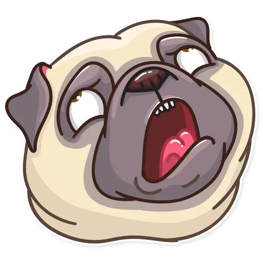 Pug Power - Sticker 25