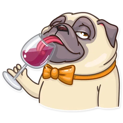 Pug Power - Sticker 11