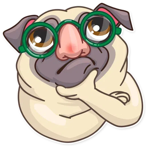 Pug Power - Sticker 9