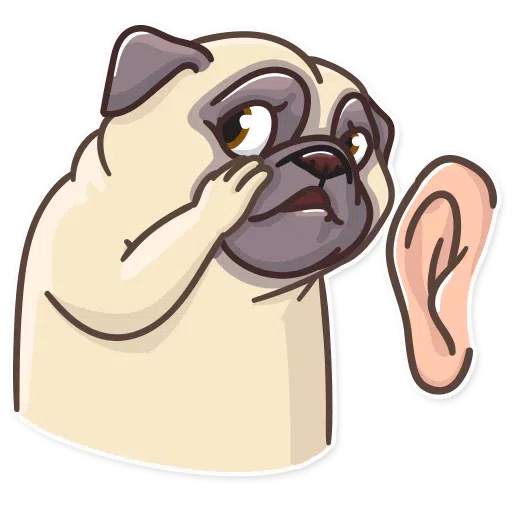 Pug Power - Sticker 18