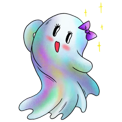 Rainbow Ghost - Sticker 9