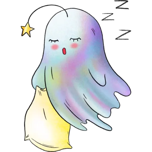 Rainbow Ghost - Sticker 10