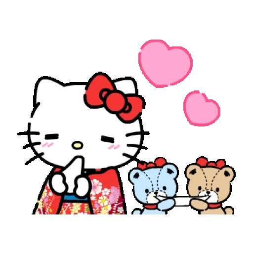 Hello Kitty 新年動態貼圖 (CNY) GIF* - Sticker 17