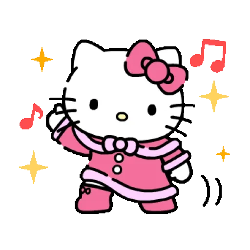 Hello Kitty 新年動態貼圖 (CNY) GIF* - Sticker 14