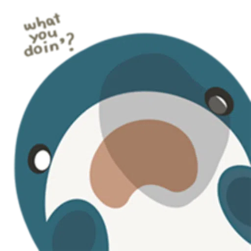 Chubby Shark - Sticker 19