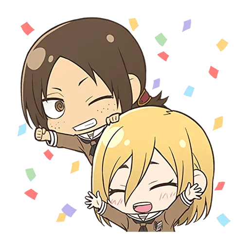AOT Chibi 4 WhatsApp Stickers Stickers Cloud