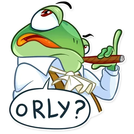 Banker Frog - Sticker 19