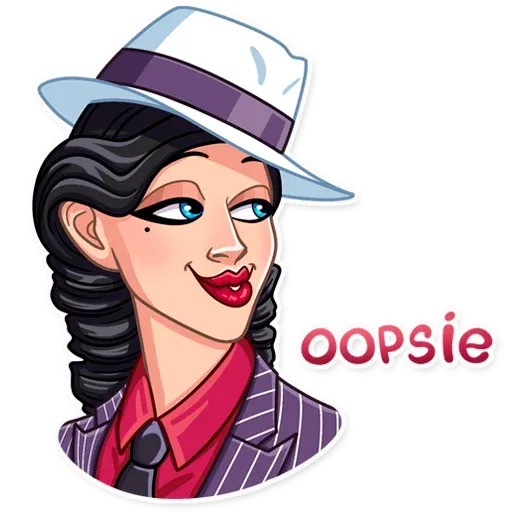 Mafia Girl - Sticker 20