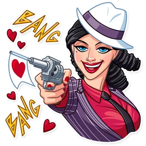 Mafia Girl - Sticker 27
