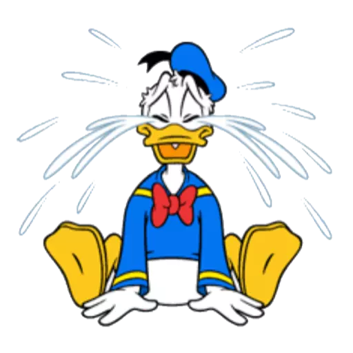 Donald Duck WhatsApp Stickers Cloud.
