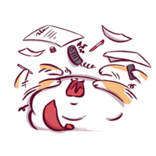 Marshmallow Shiba - work life - Sticker 14