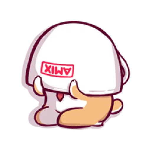 Marshmallow Shiba - work life - Sticker 22