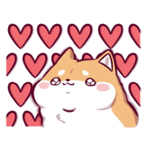 Marshmallow Shiba - work life - Sticker 28