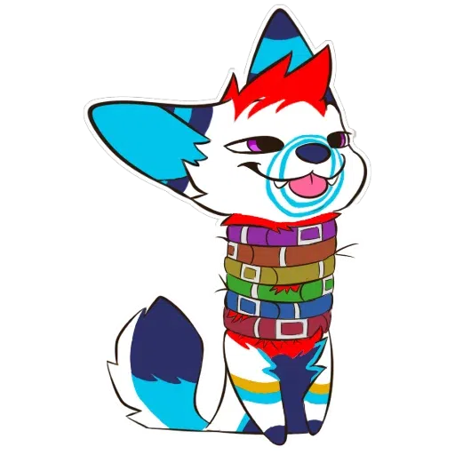 Fox on Fluffy 2 - Sticker 20