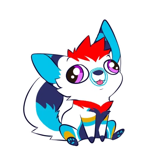 Fox on Fluffy 2 - Sticker 12