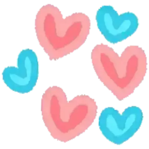 bleu hearts - Sticker 20