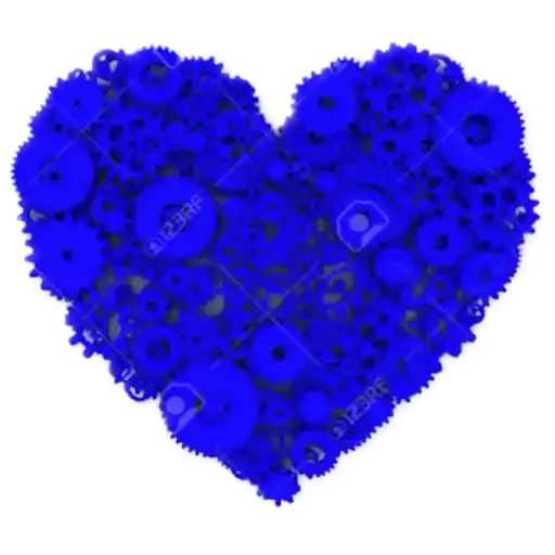 bleu hearts - Sticker 27