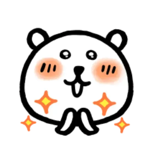 W bear emoji - Sticker 18