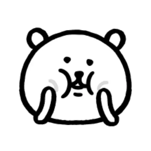 W bear emoji - Sticker 23