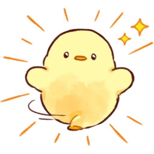 soft and cute chick 03 - Sticker 11