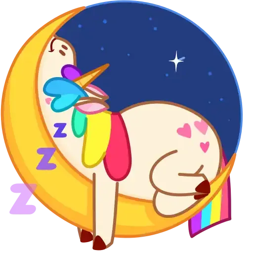 Rainbow Unicorn - Sticker 15