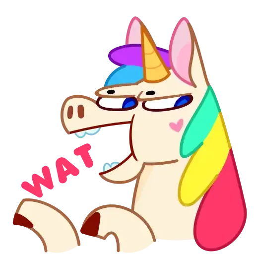 Rainbow Unicorn - Sticker 13