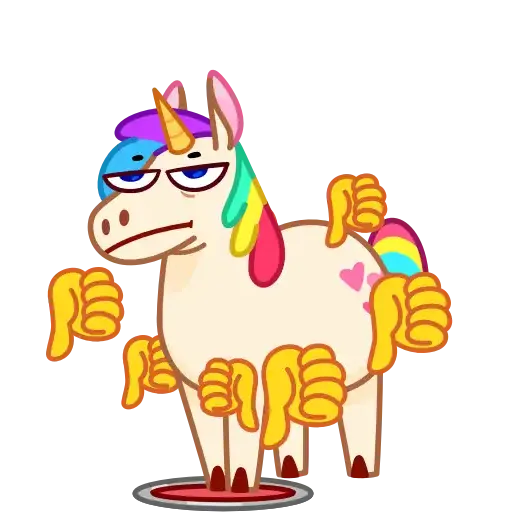 Rainbow Unicorn - Sticker 14