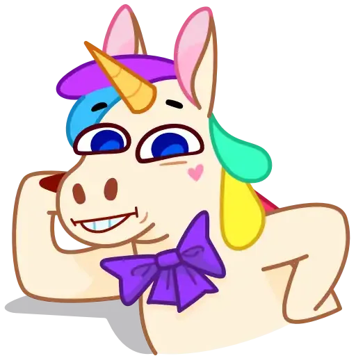 Rainbow Unicorn - Sticker 16