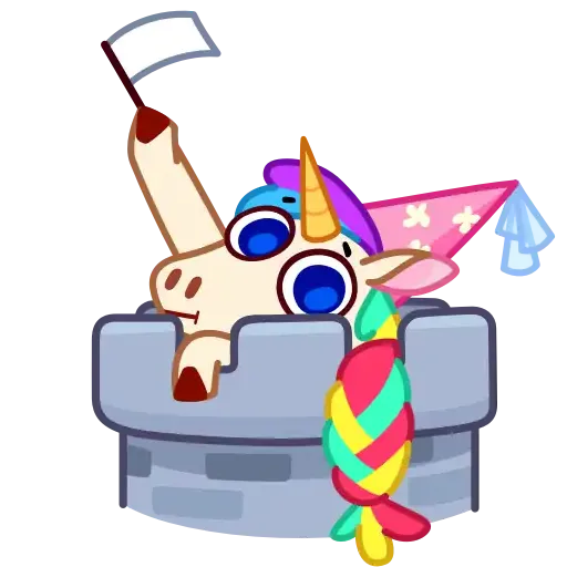 Rainbow Unicorn - Sticker 10