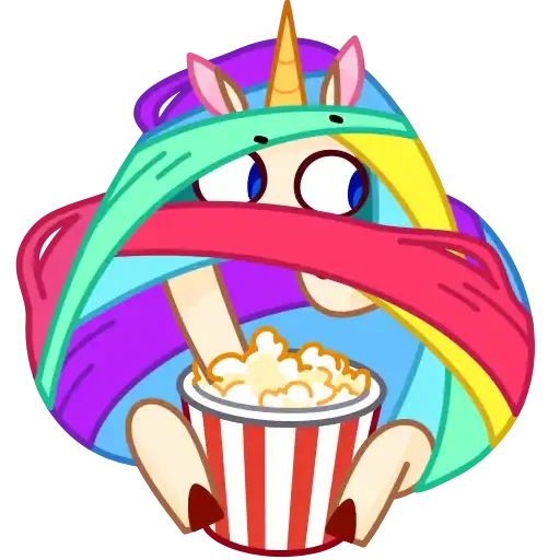 Rainbow Unicorn - Sticker 19