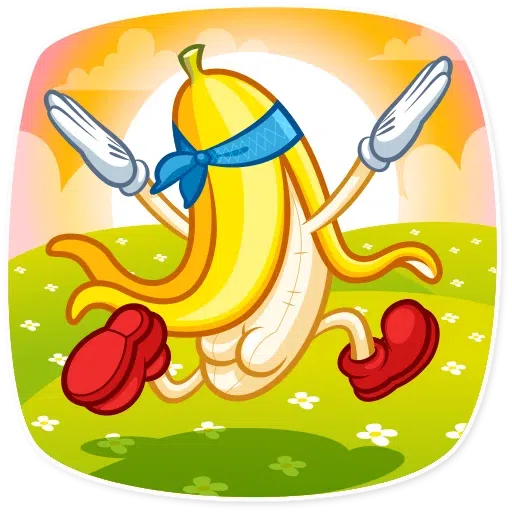 Banana plátano - Sticker 25