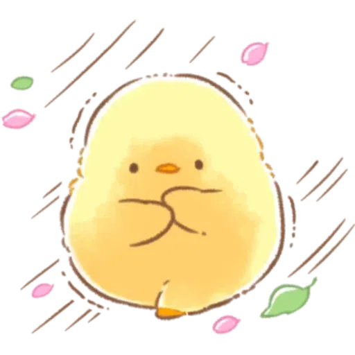 Soft and cute chick - spring - Sticker 22