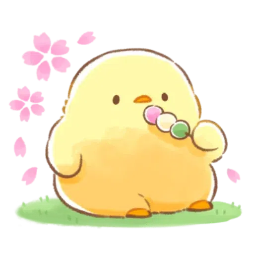 Soft and cute chick - spring - Sticker 24