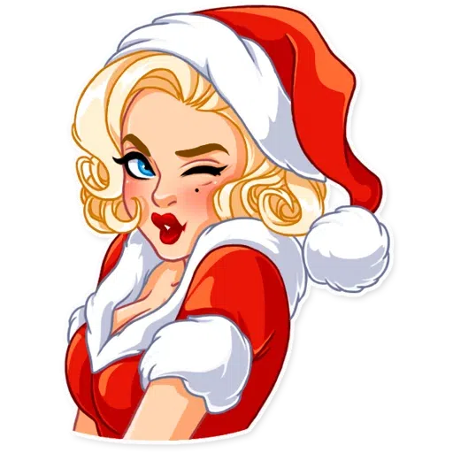 Santa Girl - Sticker 9