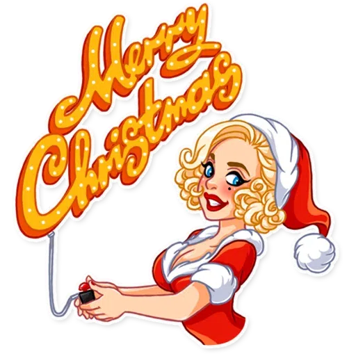 Santa Girl - Sticker 29