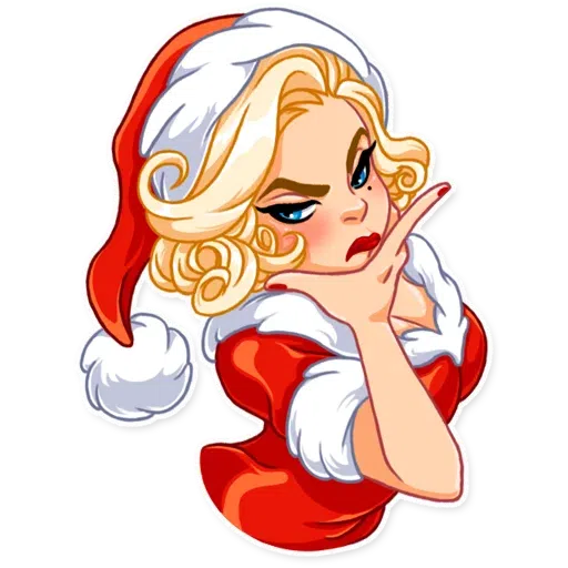 Santa Girl - Sticker 18