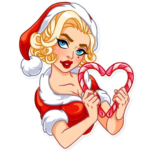 Santa Girl - Sticker 14