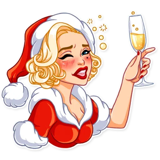 Santa Girl - Sticker 13