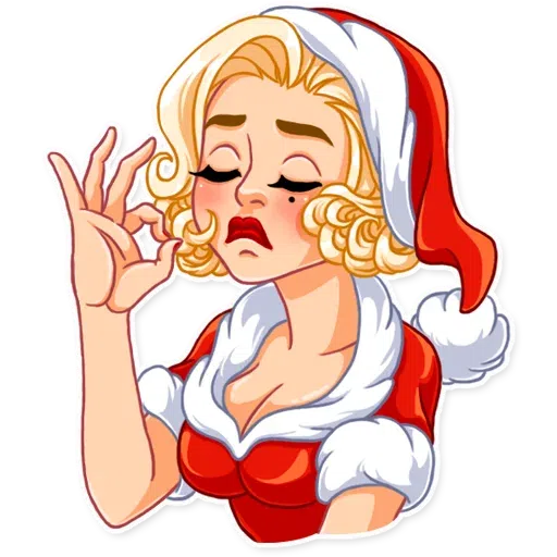 Santa Girl - Sticker 20