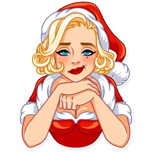 Santa Girl - Sticker 22