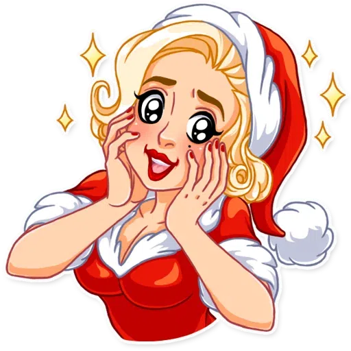 Santa Girl - Sticker 17
