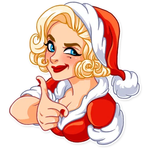 Santa Girl - Sticker 21