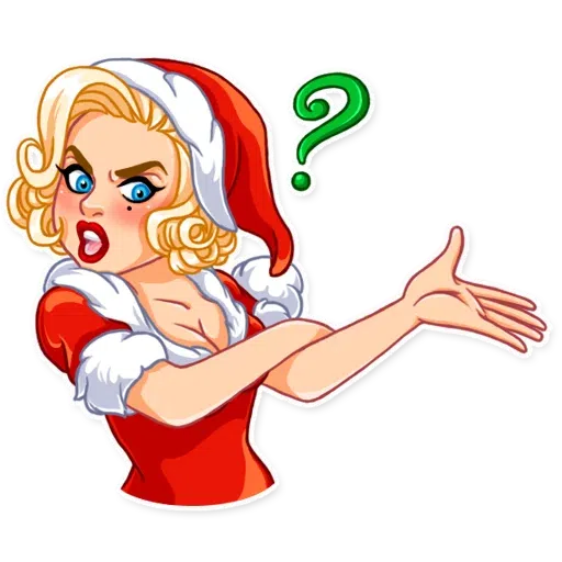 Santa Girl - Sticker 28