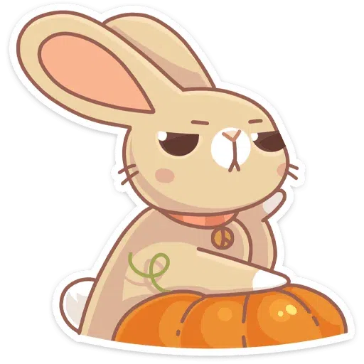 Almond Bunny - Sticker 13