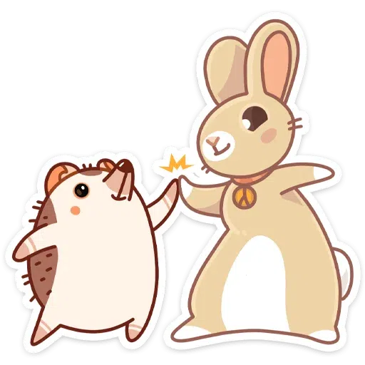 Almond Bunny - Sticker 16